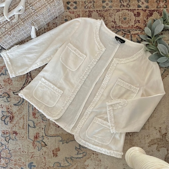 Katherine New York Jackets & Coats Cottagecore Linen Blend Jacket